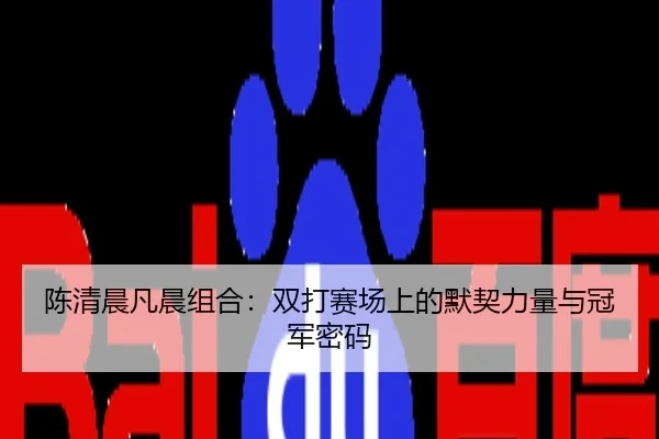 陈清晨凡晨组合：双打赛场上的默契力量与冠军密码
